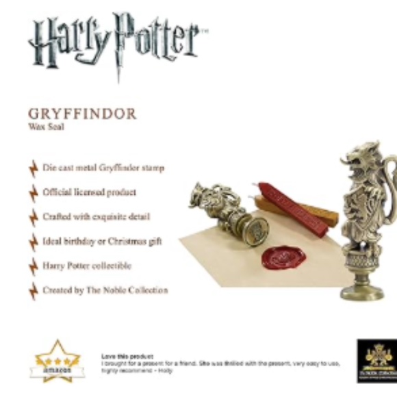 The Noble Collection Harry Potter - Gryffindor Wax Seal - Picture 2 of 7